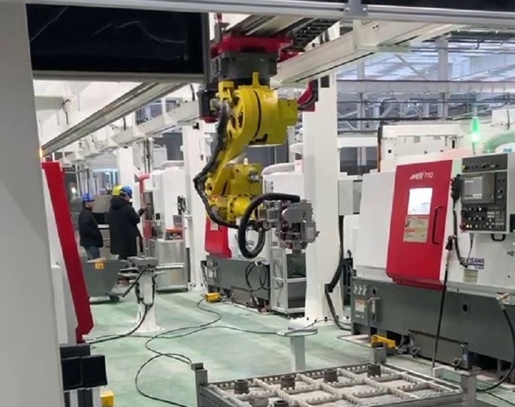 焊接機(jī)器人變位機(jī)工作站